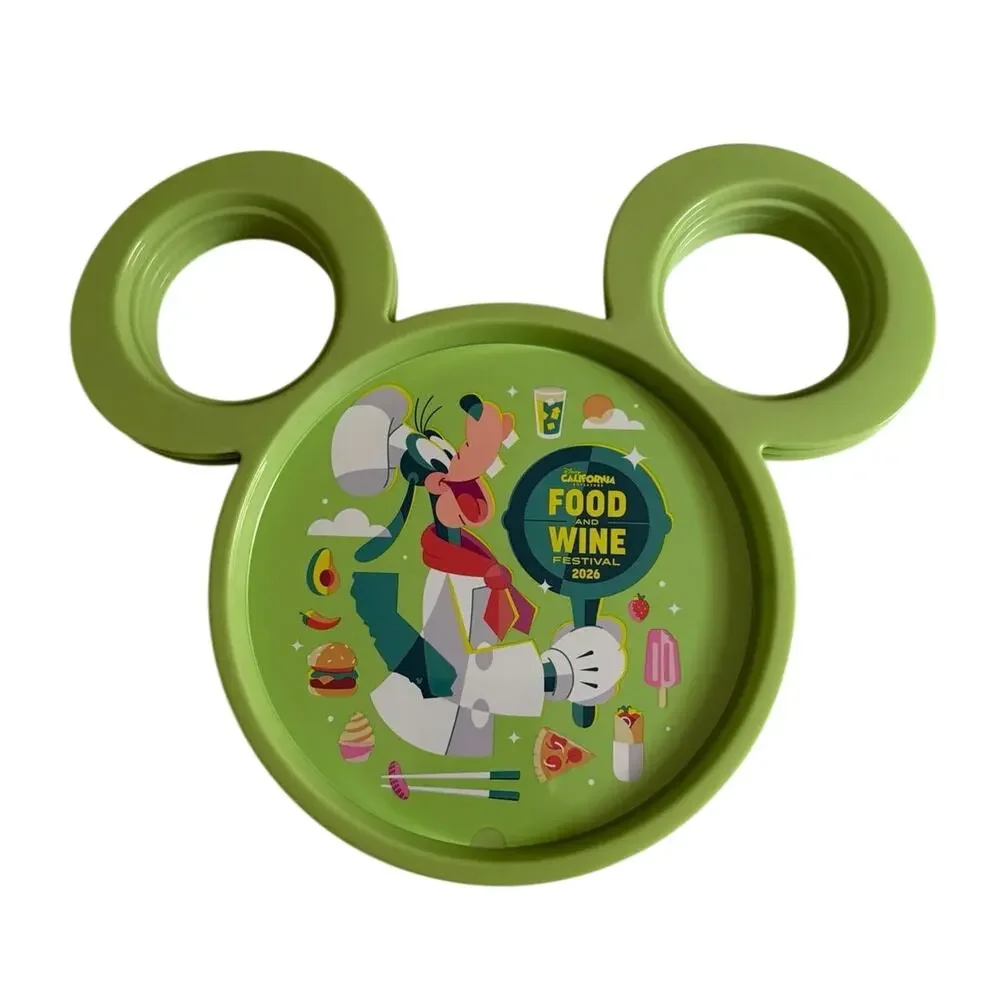 NWT Disney California Adventure Food & Wine Festival 2026 plate and cup holder